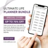 ULTIMATE LIFE PLANNER BUNDLE 12 Printable & Digital Planners