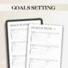 Goals Setting Planner – Digital & Printable Template to Define, Track & Achieve Your Goals