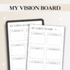 My Vision Board – Printable & Digital Template to Visualize Your Dreams and Goals