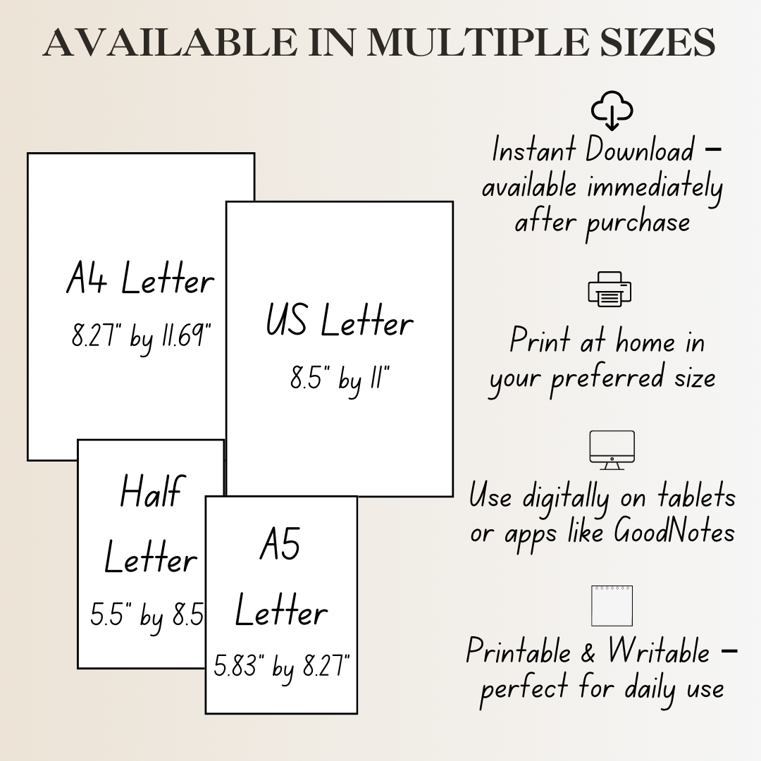 Weekly Planner Bundle – Printable & Digital Weekly Schedule Templates - Image 6