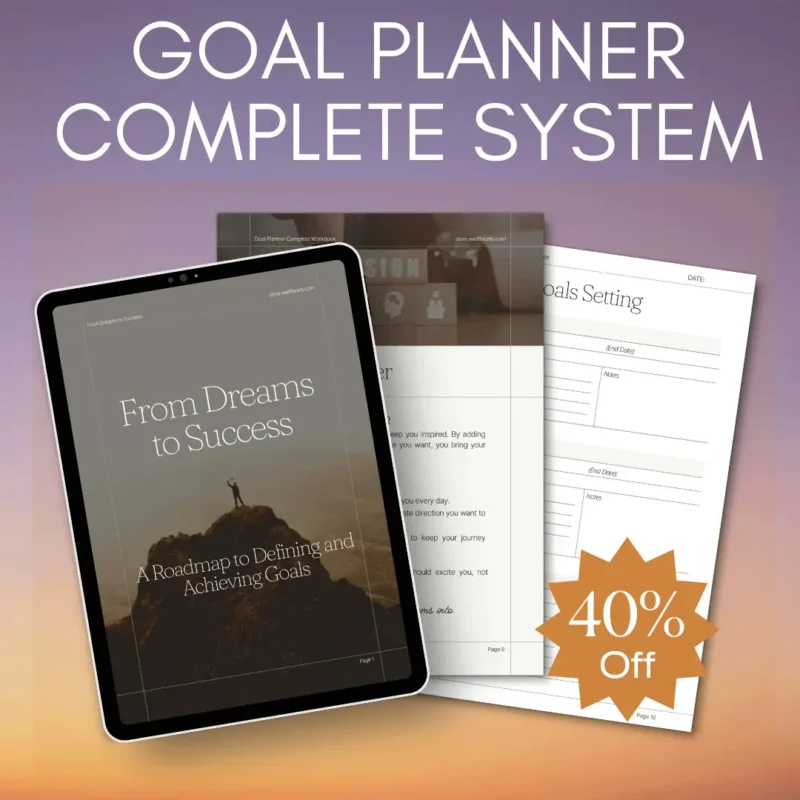 SMART templates, daily, weekly, and monthly planners, it helps you stay focused, measure progress, and achieve success step by step.