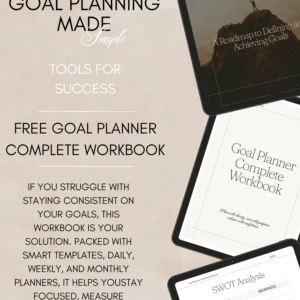 Goal Planner Complete System – Guidebook & Workbook